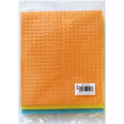 HOUBOVÁ utěrka Clanax mix barev 18 x 16 x 0,5 cm  3 ks       0220034