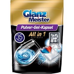 Glanz Meister Ultimate All in 1 gelové tablety do myčky 35 ks