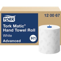 TORK MATIC Advanced papírové ručníky v roli, 2vrstvé, bílé, 150 m    (120067)    1 role Prodej pouze po balení