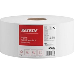 KATRIN Plus Gigant 240 mm, 2vrstvý, celulóza 200 m (93632)   1 role Prodej pouze po balení  Novinka