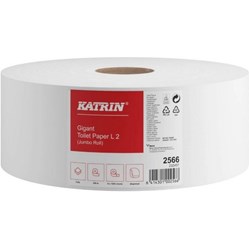 KATRIN Plus Gigant 280 mm, 2vrstvý, celulóza 250 m 1 role Prodej pouze po balení (2566)