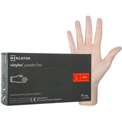 RUKAVICE vinylové bez pudru vel. L 100 ks/bal.