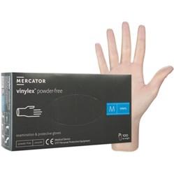 RUKAVICE vinylové bez pudru vel. M 100 ks/bal.