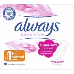 ALWAYS vložky Ultra Sensitive Normal Plus 10 ks