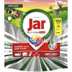 JAR tablety do myčky Platinum Plus Lemon 102 ks/ bal