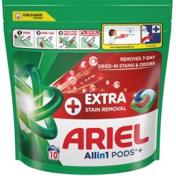 ARIEL gelové kapsle Plus Extra Stain 10 ks/ bal
