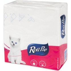 UBROUSKY ROLLPAP bílé 30 x 30 cm 1vrstvé 100 ks    ( 2810.02.03)