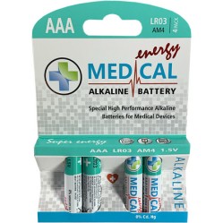 BATERIE MEDICAL  LR03/4P  mikrotužka  alkalická / 4ks
