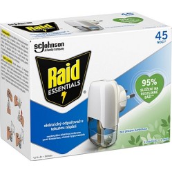RAID Essentials elektrický odpařovač s tekutou náplní bez parfemace  45 nocí / 27 ml