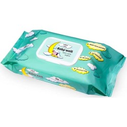 WD Baby well vlhčené ubrousky Aloe vera 72 ks