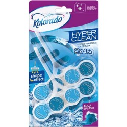 KOLORADO WC block  AQUA SPLASH  2 x 45 g