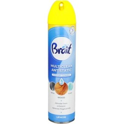 BRAIT multicleaner na nábytek Antistatic Lemon 300 ml