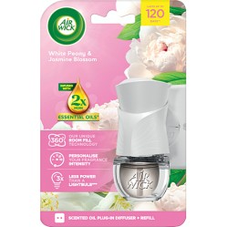 AIR WICK electric komplet  Pivoňka + Jasmín  19 ml