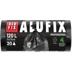 PYTLE  Alufix LDPE 120l-21mik. černé 20ks