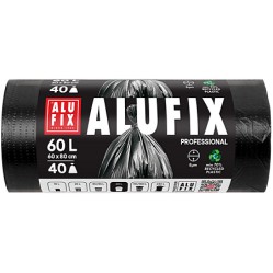 SÁČKY do koše ALUFIX 60l 40ks  8mik., černé