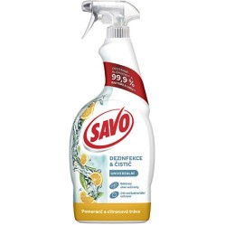 SAVO Dezinfekce & čistič  univerzální sprey  Pomeranč  700ml  