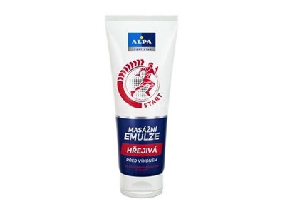 ALPA masážní emulze hřejivá 210 ml