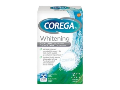 COREGA Whitening čisticí tablety 30 ks