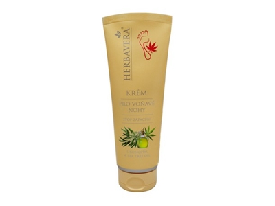 HERBAVERA krém pro voňavé nohy, tuba 120 ml