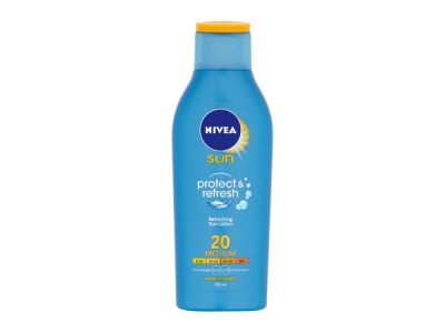 NIVEA Sun chladivé mléko na opalování OF 20 Medium 200 ml
