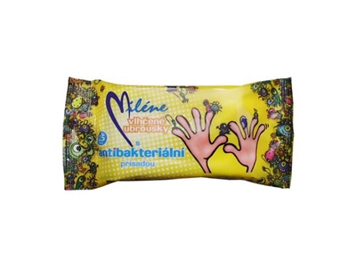 MILENE vlhčené antibakteriální ubrousky 15 ks