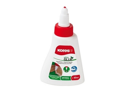 KORES White Glue 60 ml lepí i dřevo