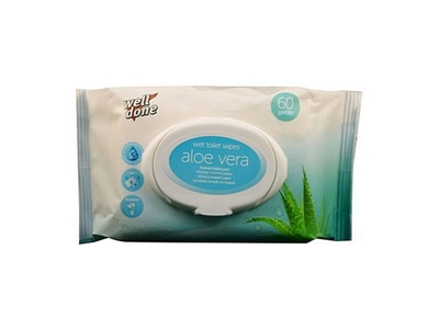 WD vlhčený toaletní papír Aloe vera 60 ks