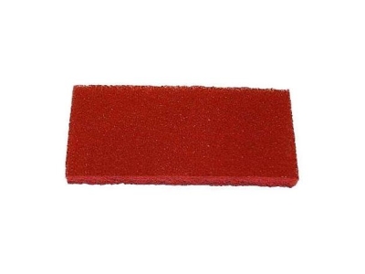 PAD obdélníkový pro držák - červený 12 x 26 cm 