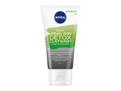 NIVEA čisticí krém 3v1 Urban Skin Detox 150 ml