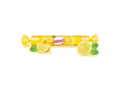 BONBONY Intact rolička hroznovým cukrem s vitaminem C Citron 40 g