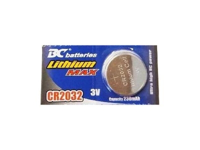 BATERIE BC Elektrické baterie CR2032,3V lithiová