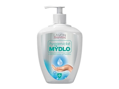 TEKUTÉ mýdlo LAVON hygienické s antivirovou přísadou 500 ml s pumpičkou