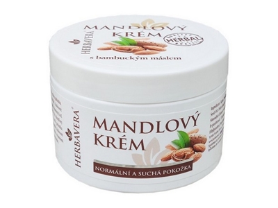 HERBAVERA Mandlový krém + bambucké máslo 150 ml