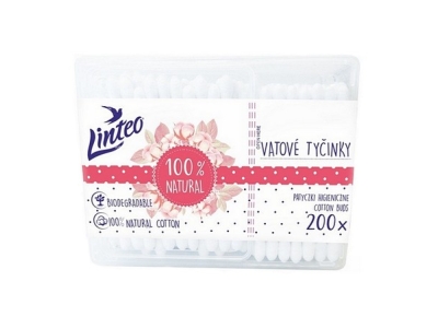VATOVÉ tyčinky Linteo 200 ks box