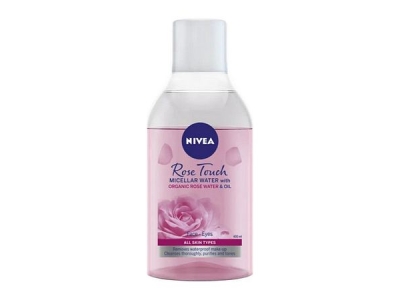 NIVEA micelární voda dvoufázová Rose 400 ml