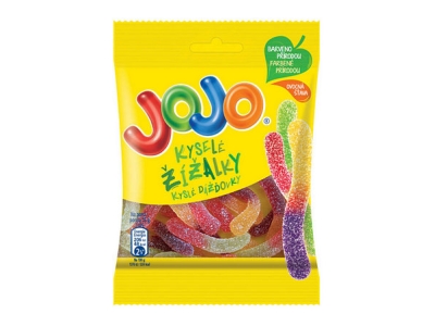 BONBÓNY JOJO Kyselé žížalky 80 g