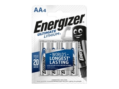 BATERIE Energizer Ultimate Lithium LR6 4 ks