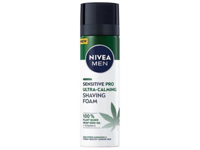 NIVEA FM pěna na holení Sensitive Hemp 200 ml