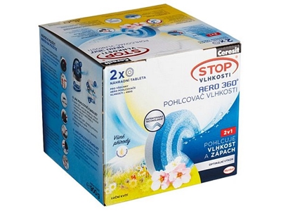 CERESIT Stop vlhkosti 3 v 1 Luční kvítí 2 x 450 g