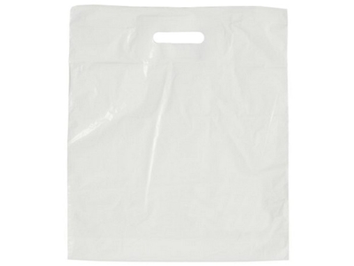 TAŠKA PVC 38 x 45 cm bílá
