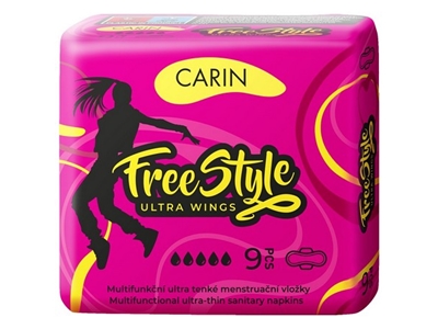 CARINE Free Style Ultra Wings 9 ks  NOVINKA