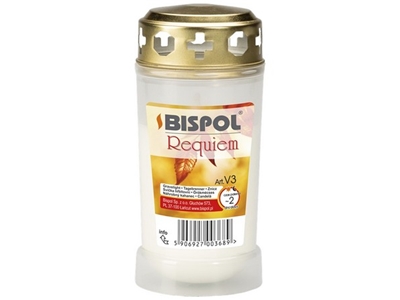 SVÍČKA s krytem V3 REQUIEM bílá