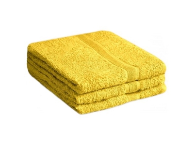 RUČNÍK froté SOFT žlutý 400 g / m2 