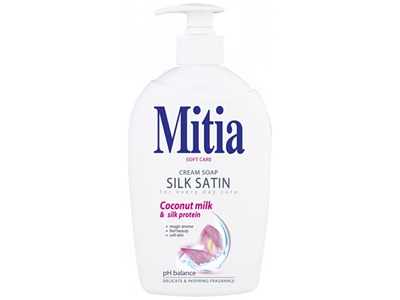 MITIA tekuté mýdlo Silk Satin pumpa 500 ml