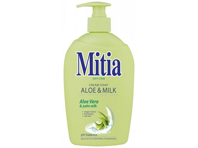MITIA tekuté mýdlo Aloe and Milk pumpa 500 ml