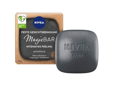 NIVEA peelingové pleťové mýdlo s černým uhlím 75 g