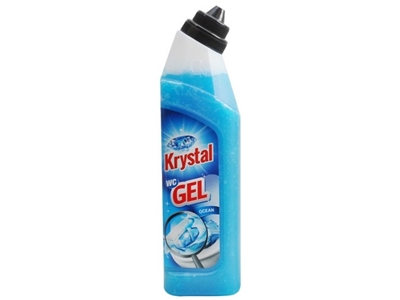 KRYSTAL WC gel do závěsných košíčků modrý 750 ml