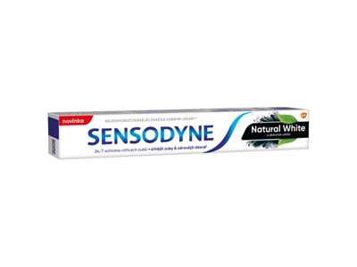SENSODYNE Natural White s černým uhlím 75 ml NOVINKA