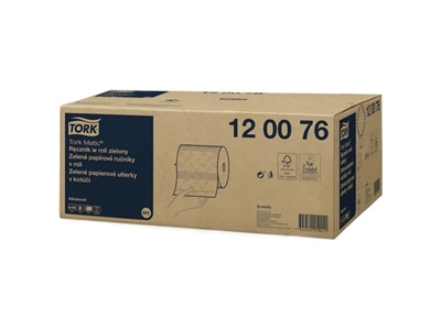 TORK MATIC Advanced papírové ručníky v roli, 2vrstvé, zelené, 150 m 120076 1 role Prodej pouze po balení