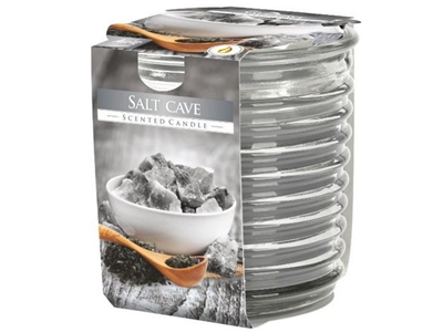 SVÍČKA vonná v žebrovaném obalu Salt Cave